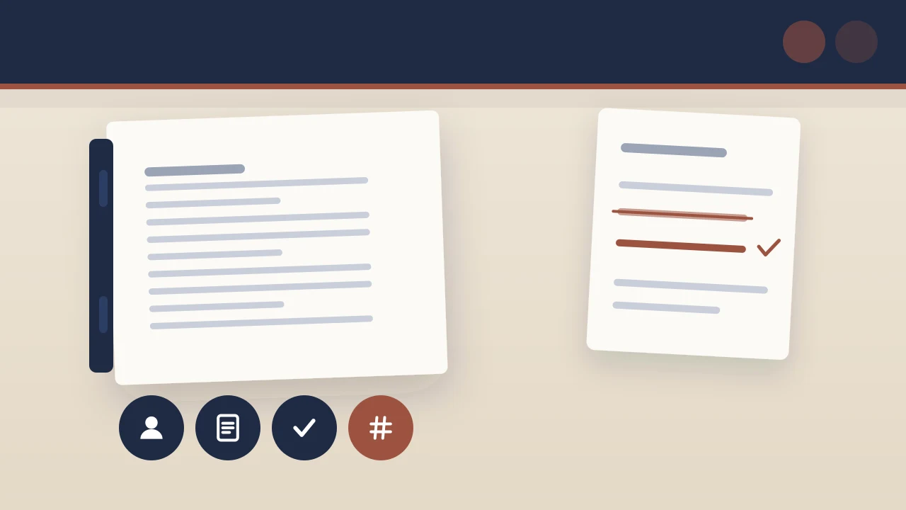 Identity and document symbols illustrate which preparer roles may file a client's Form 5472