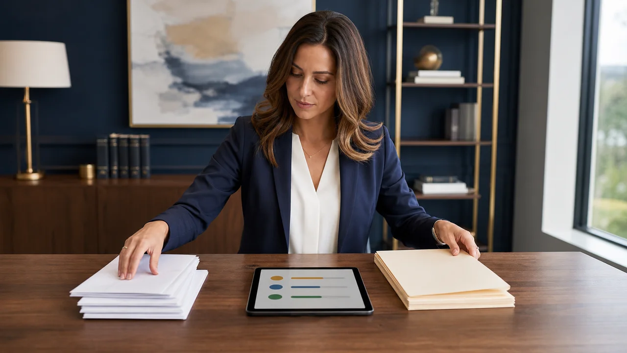 State correspondence and federal filing records organized into separate compliance paths