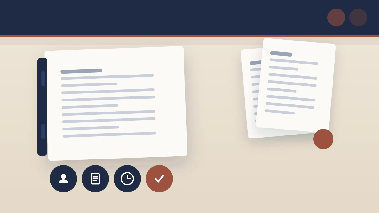 A creator's studio desk with a revenue dashboard beside Form 5472 paperwork